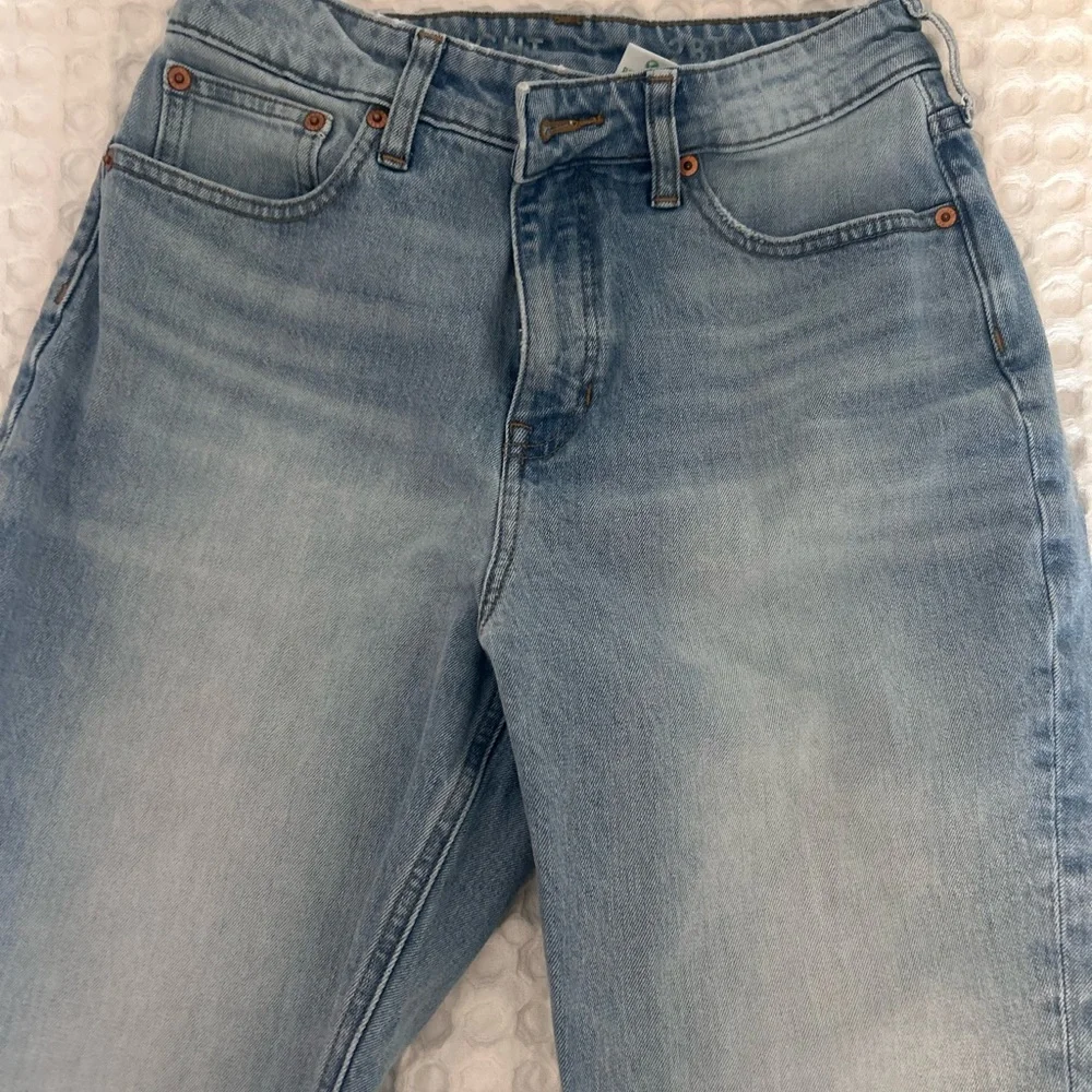 J. Crew Women's Light Blue Straight Leg Jeans